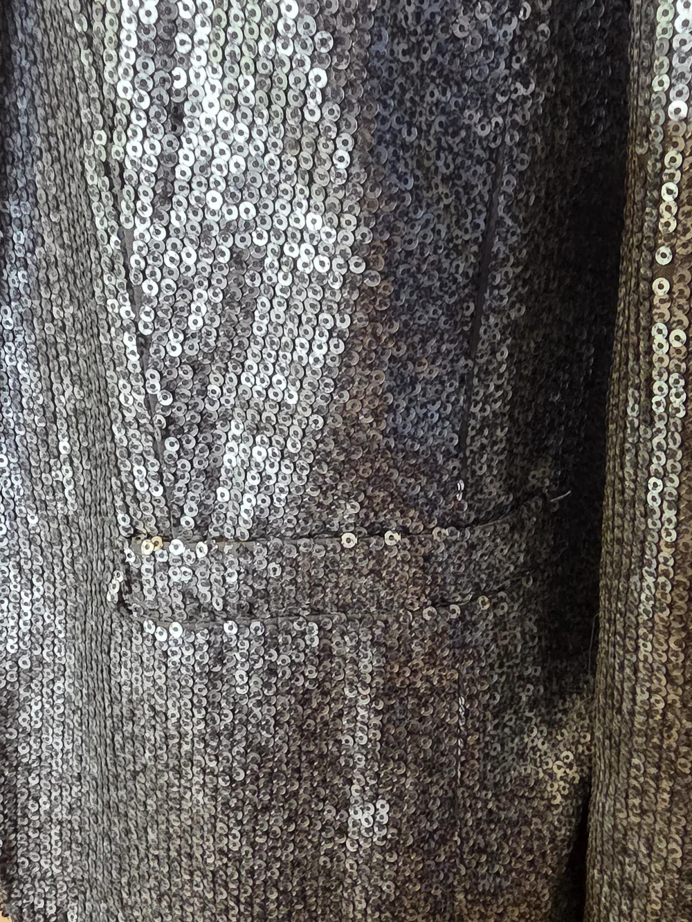 ✨ MICHAEL Michael Kors Silver Sequin Blazer Jacket -